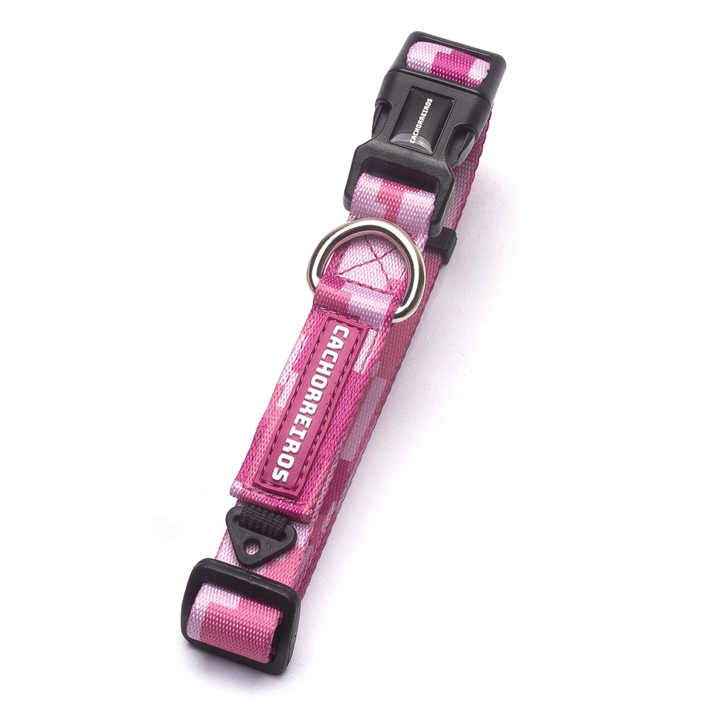 CACHORREIROS COLLAR CAMUFLAJE ROSA TALLA G - L