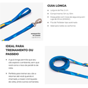 CACHORREIROS GUIA LONGA CORREA LARGA INDIGO 10M